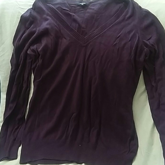 Reitmans Sweaters - (3/$40) Purple V-neck Sweater